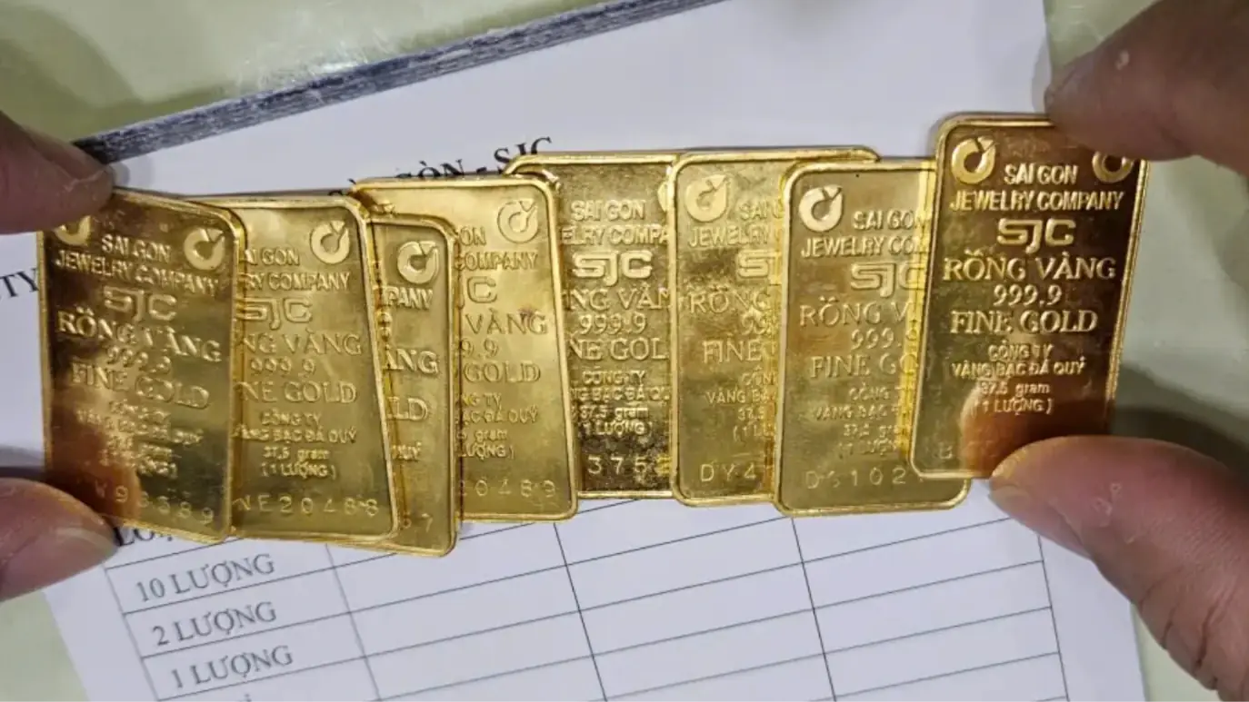 Giá vàng trong nước tăng trở lại